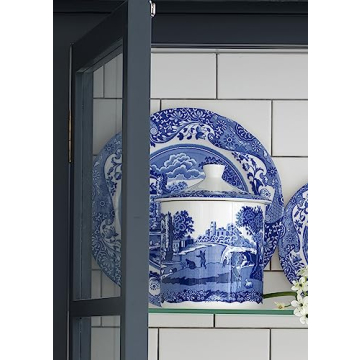 Spode Blue Italian Storage Jar For Elegant Home Storage