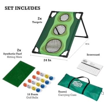 Par 1 Backyard Golf Cornhole Game for Enthusiasts