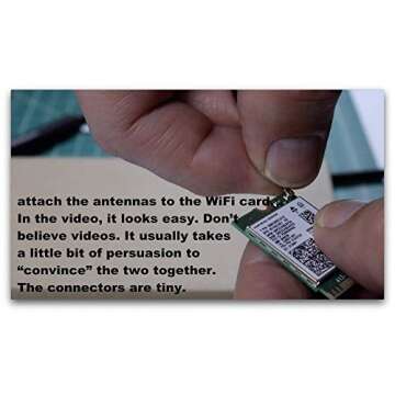 10dBi 2.4GHz 5GHz 5.8G Dual Band WiFi RP-SMA Male High Gain Antenna & MHF4 IPEX 4 to RP SMA Female Cable Antenna for NGFF M.2 AX200 9260 WiFi Card Wireless Routers PC Repeater Desktop PC FPV UAV Drone