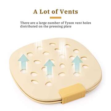 Aboofx 9" x 9" Large Microwave Flower Press Kit, Quickly Flower Drying Kit Leaf Press Flower Pressing Kit for Adults Fast Making Pressed Plant Flower Preservation Specimen DIY Crafts