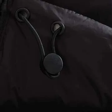 KEOMUD Women's Winter Crop Vest Lightweight Sleeveless Warm Outerwear Puffer Vest Padded Gilet Black X-Small