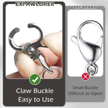 EXPAWLORER Cat Dog Collar Bells - Loud & Durable 2 Pack