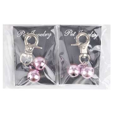 EXPAWLORER Cat Dog Collar Bells - Loud & Durable 2 Pack