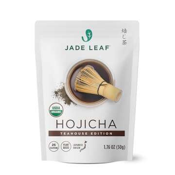 Jade Leaf Matcha Organic Japanese Hojicha Powder, Roasted Matcha Green Tea Powder - Teahouse Edition...