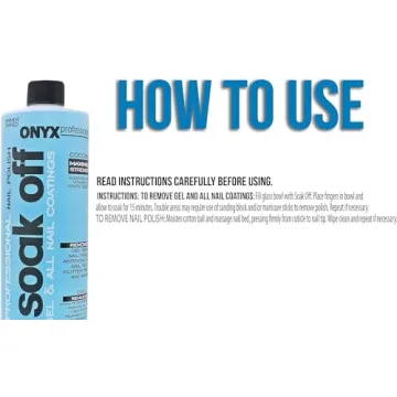 Onyx Professional Coconut Nail Polish Remover, Enriched Formula