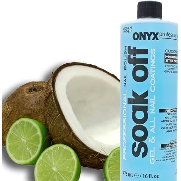 Onyx Professional Coconut Nail Polish Remover, Enriched Formula
