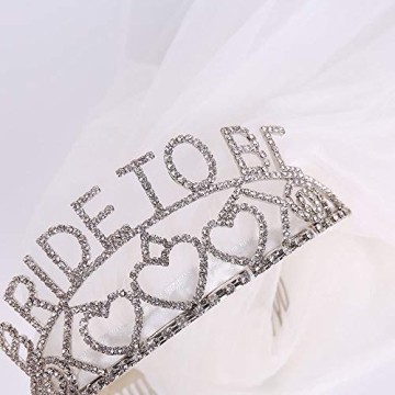 KIKEVITE Bachelorette Veil for Bride to Be Decoration