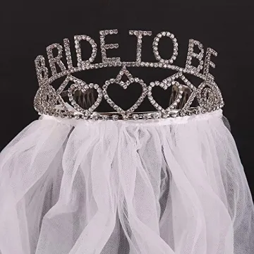 KIKEVITE Bachelorette Veil for Bride to Be Decoration