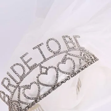 KIKEVITE Bachelorette Veil for Bride to Be Decoration