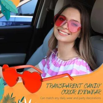 Buy RTBOFY Heart Sunglasses Stylish Fun Party Wear