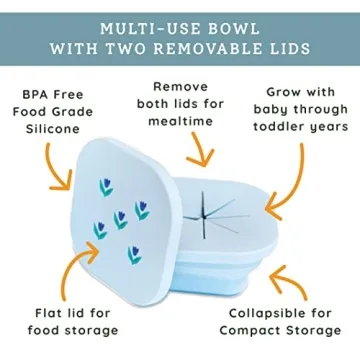 Austin Baby Co Multifunctional Silicone Snack Bowl