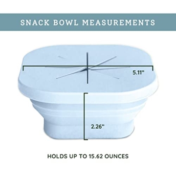 Austin Baby Co Multifunctional Silicone Snack Bowl