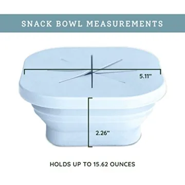 Austin Baby Co Multifunctional Silicone Snack Bowl