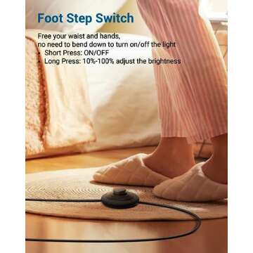 Dimmable LED Corner Lamp for Modern Interiors