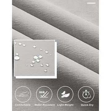 Libin Mens Golf Pants Quick Dry Stretchy Lightweight Comfort