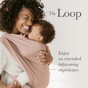 Solly Baby Carrier Loop - Luxury Baby Wrap in Dusty Pink