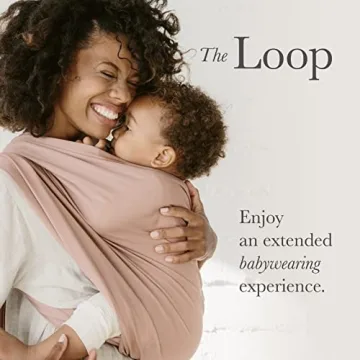 Solly Baby Carrier Loop - Luxury Baby Wrap in Dusty Pink