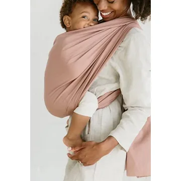 Solly Baby Carrier Loop - Luxury Baby Wrap in Dusty Pink