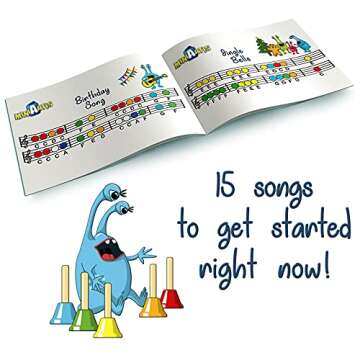 MINIARTIS Hand Bells for Kids Educational Music Toys