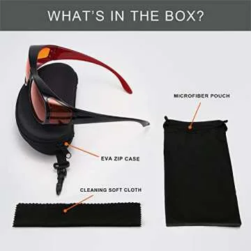 Eyekepper Blue Light Blocking Fitover Glasses for Comfort