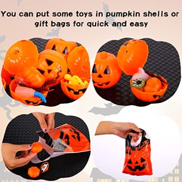 BicMan 192 pcs Halloween Party Favors For Kids, Halloween Toys Bulk, Classroom Prizes, Goodie Bag Stuffers, Halloween Stuffers, Treasure Box Toys, Carnival Prizes, School Classroom Reward