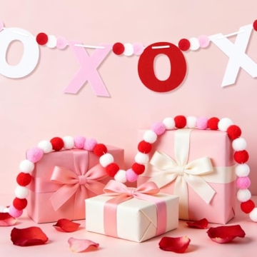 Pre-Strung Valentine’s Day Garland Set for Festive Decor