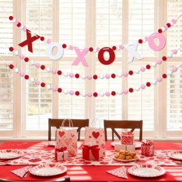 Pre-Strung Valentine’s Day Garland Set for Festive Decor