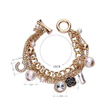 Glamtune Celebrity Design Inspired Gift Inspired Charm Lucky Bracelet Chain for Women