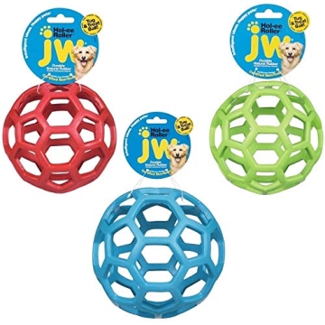 JW Pet Hol-ee Roller Dog Toy - Fun Natural Rubber Toy