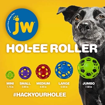JW Pet Hol-ee Roller Dog Toy - Fun Natural Rubber Toy