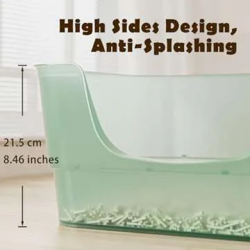 Extra Large Cat Litter Box for Easy Maintenance and Durability