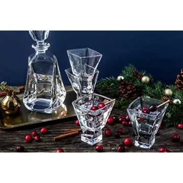 Premium JoyJolt Carre Cocktail Glasses Set for Any Occasion