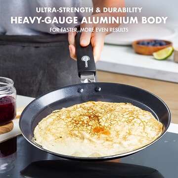 GreenPan Pancake Pan 28 cm - Non Stick & Toxin Free Cookware