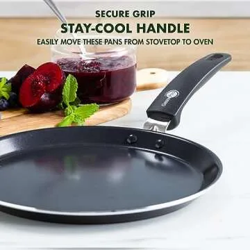 GreenPan Pancake Pan 28 cm - Non Stick & Toxin Free Cookware