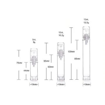 Travel-Friendly 10ml Refillable Cosmetic Bottles - 12PCS