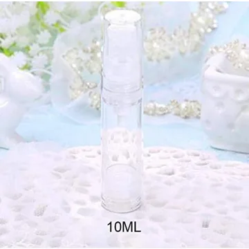 Travel-Friendly 10ml Refillable Cosmetic Bottles - 12PCS