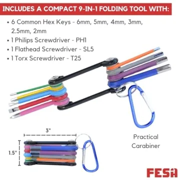FESA Complete Allen Wrench Set for DIY Enthusiasts