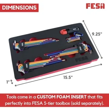 FESA Complete Allen Wrench Set for DIY Enthusiasts