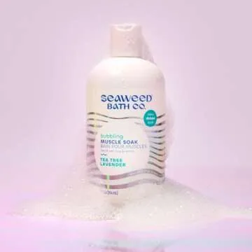 Seaweed Bath Co. Bubbling Muscle Soak, Tea Tree Lavender