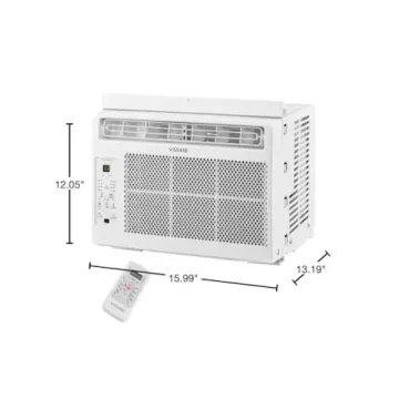 Vissani 6,000 BTU Window Air Conditioner for 250 sq. ft Rooms