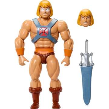 Masters of the Universe Origins Cartoon Collection Action Figure Faker, 5.5-inch 1980s TV He-Man Dup...