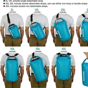 Durable Waterproof Dry Bag for Outdoor Use