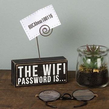 Stylish WiFi Password Block by Primitives for Home