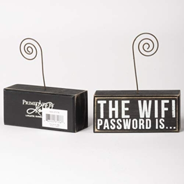 Stylish WiFi Password Block by Primitives for Home