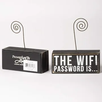 Stylish WiFi Password Block by Primitives for Home