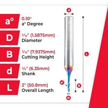 Amana Tool Up Cut Router Bit for Precision Woodworking