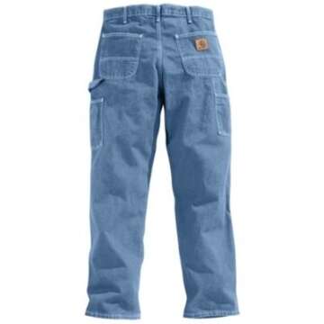 Carhartt mens Loose Fit Jean (Regular and Big & Tall Sizes) work utility pants, Deepstone, 40W x 34L US