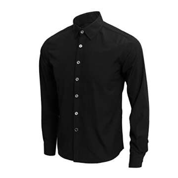 Jila 1920s Adult Men's Gangster Shirt, Vest And Tie Costume Accessories Set Roaring 20s Fancy Dress Up Outfit Suit (Medium)