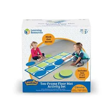 Learning Resources Ten-Frame Activity Set for Math Skills