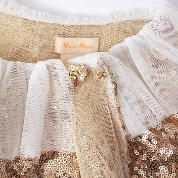 Meri Meri Gold Sparkle Cape Costume for Kids 3-6